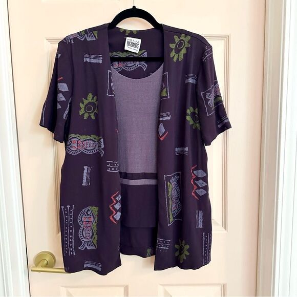 $5 SALE Purple R&M Richards top - Picture 1 of 7